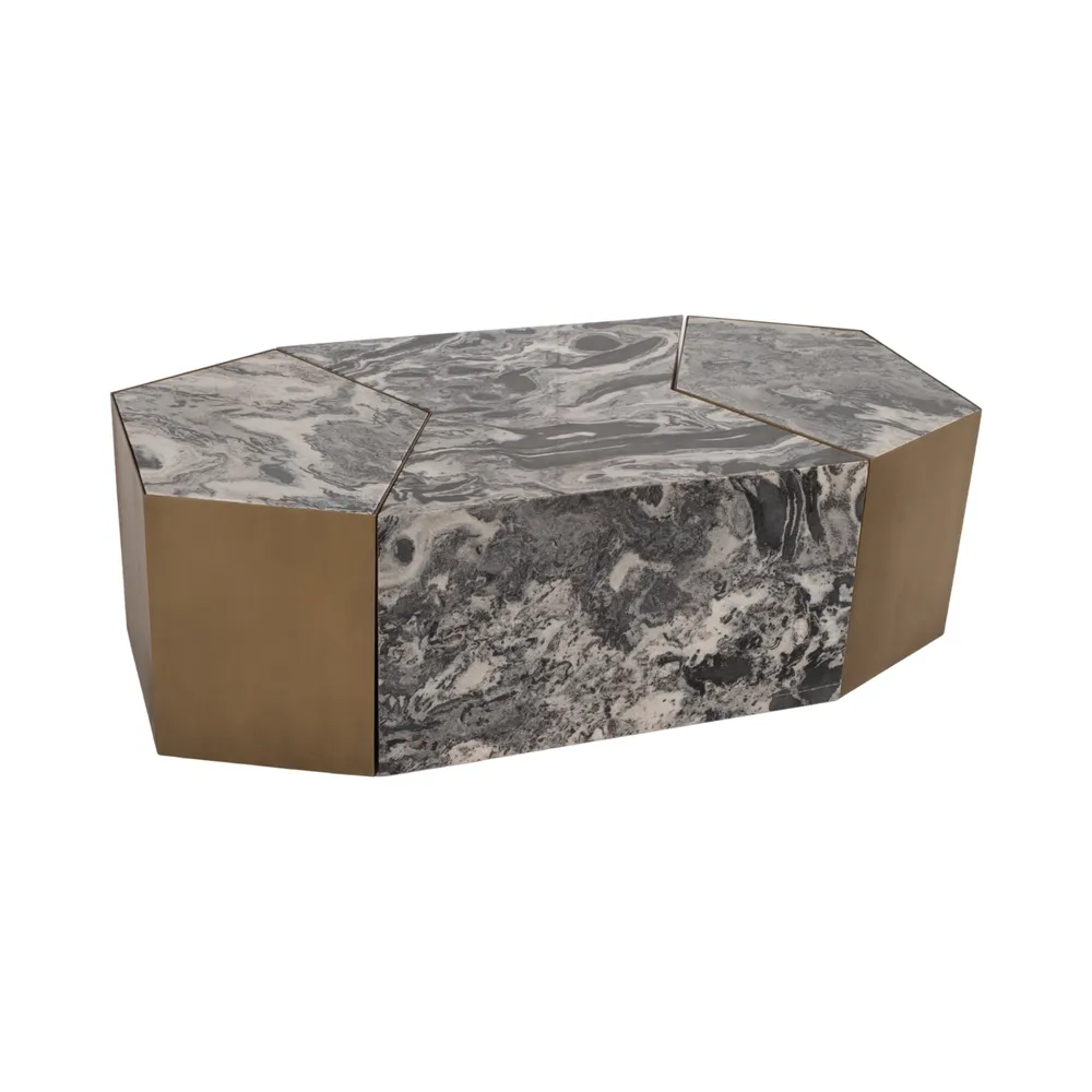 PENNRIDGE SET OF 3 BROWN COFFEE TABLES 15 (IN)