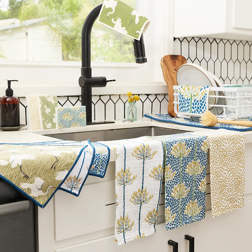 Meadow Cotton Kitchen Towels (Set of 3)