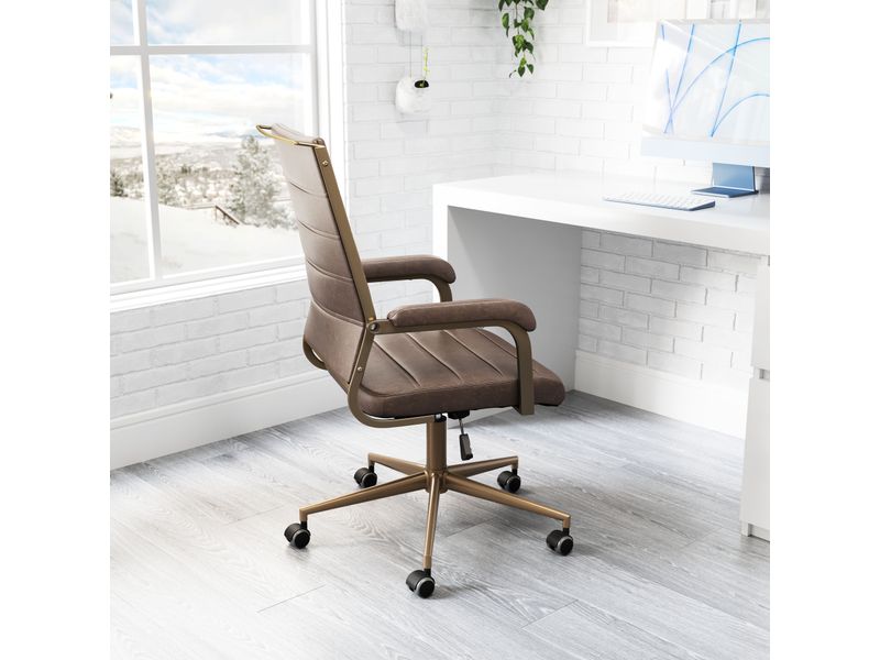 Auction Office Chair Espresso 11