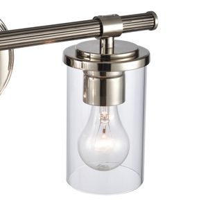 Burrow 15'' Wide 2-Light Vanity Light - Polished Nickel 6