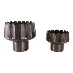 MAXWELLSHAW SET OF 2 GOLD PLANTER 11 (IN) 1