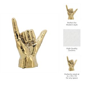 HAWLEYSTONE GOLD DECOR 7 (IN) 10