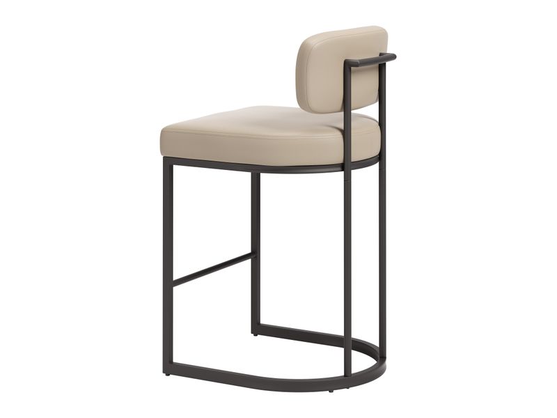 Velar Counter Stool Beige & Gray 6
