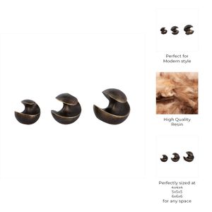 TRUEWIND SET OF 3 BLACK DECOR 6 (IN) 10