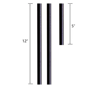Rod Kit 1x6-inch 2x12-inch Extensions - Dark Rust 4