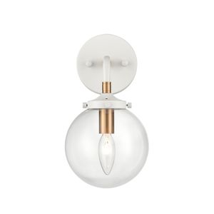 Boudreaux 6'' Wide 1-Light Vanity Light - Matte White 2