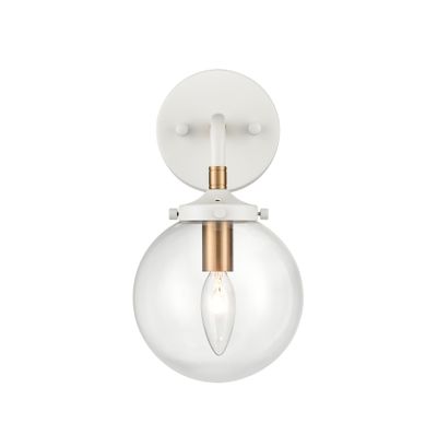 Boudreaux 6″ Wide 1-Light Vanity Light - Matte White