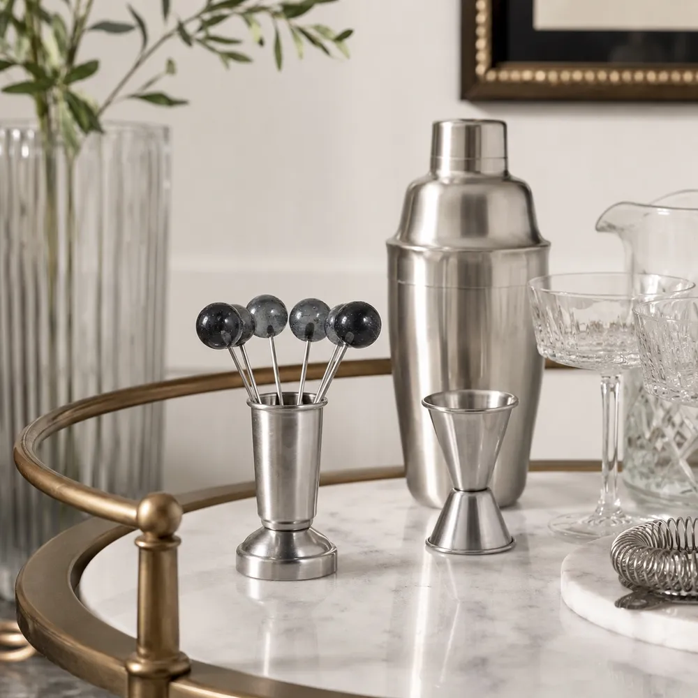 EMORYFIELD SET OF 6 SILVER SERVEWARE 6 (IN)