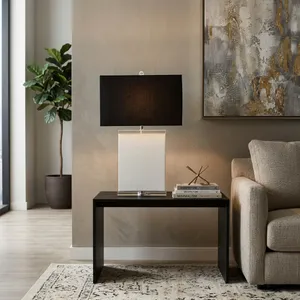 ENNISROSE WHITE LAMP 29 (IN) 12