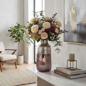 ORIONPARK GRAY GLASS VASE 15 (IN) 2