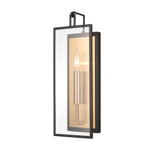 Gianni 17'' High 1-Light Sconce - Matte Black 2
