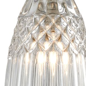 Kersey 4'' Wide 1-Light Mini Pendant - Satin Nickel 4