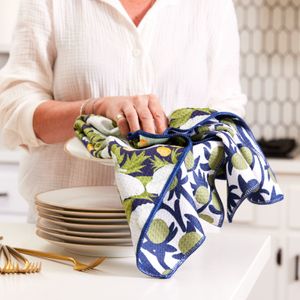 Anemone Poppy Eco Kitchen Tea Towel 5