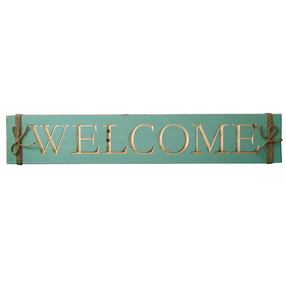 40" WELCOME WALL PLAQUE