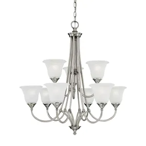 Harmony 31'' Wide 9-Light Chandelier - Satin Pewter 1