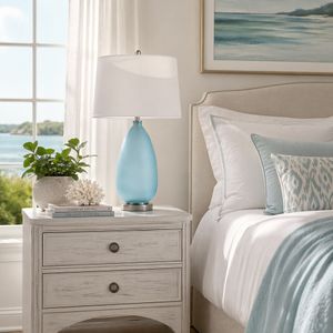 DARIENWELL BLUE LAMP 30 (IN) 10