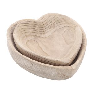 DASHLAKE SET OF 2 BROWN BOWLS 3 (IN) 1