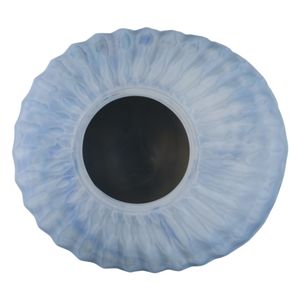 KIRBYWAY BLUE GLASS VASE 11 (IN) 7