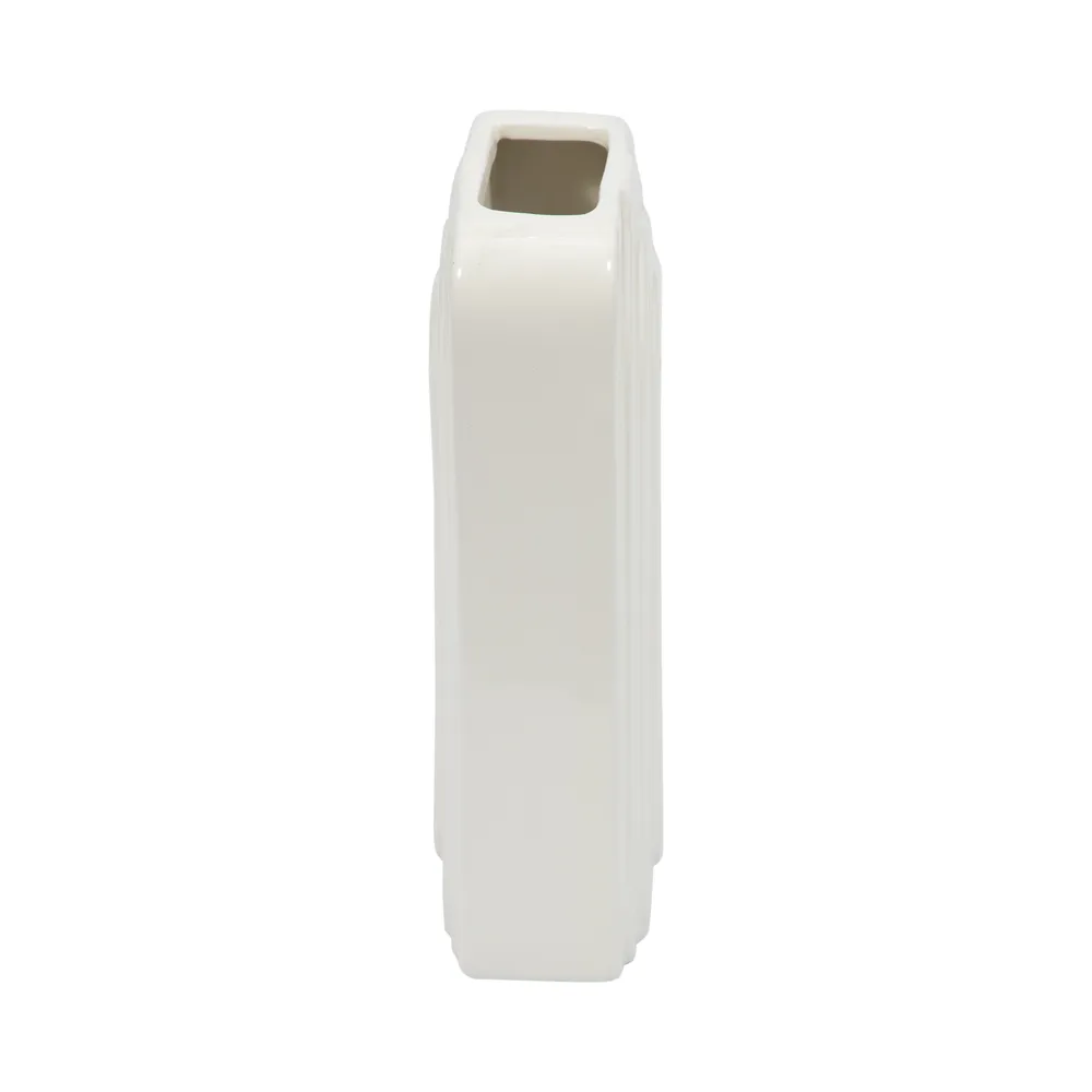 GRAYDONTON WHITE VASE 7 (IN)
