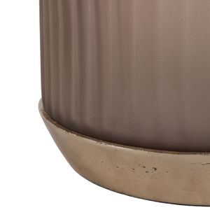 FORDFORD GRAY GLASS VASE 15 (IN) 7