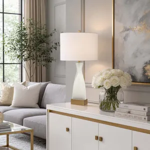 JASPERWIND WHITE LAMP 28 (IN) 10