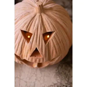 Terracotta Jack-O-Lantern 2