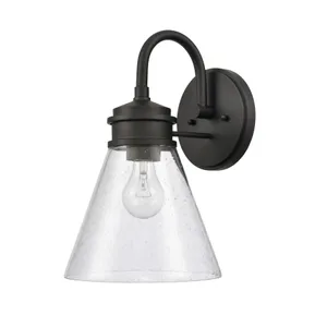 Dovas 13.5″ High 1-Light Outdoor Sconce - Textured Black 3