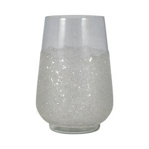 HANNAHMORE CLEAR GLASS VASE 10 (IN) 3