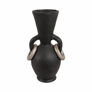 ARLOVALE BLACK VASE 18 (IN) 6