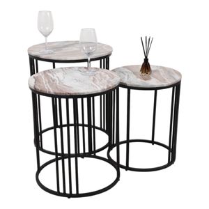 BRYNMILL SET OF 3 BLACK TABLE 24 (IN) 3