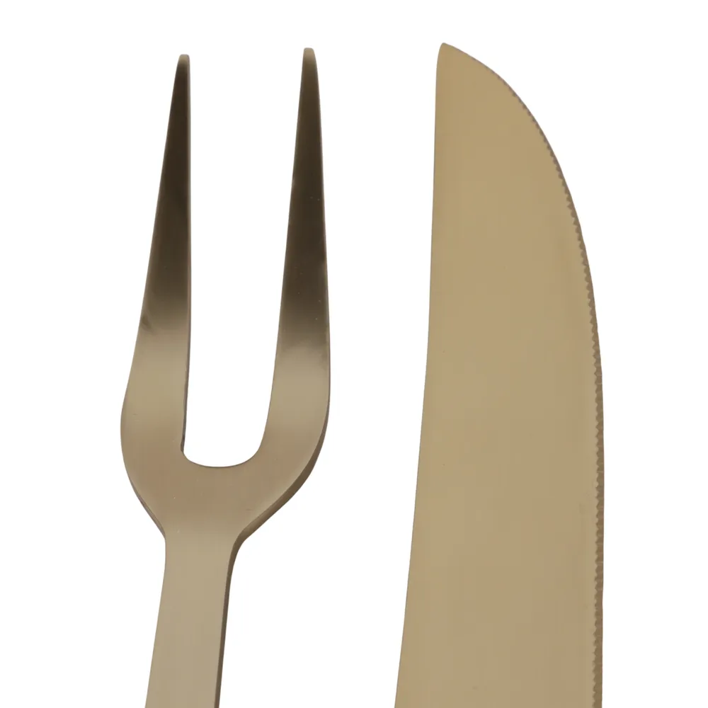 FRAZERGATE SET OF 2 GOLD SERVEWARE 1 (IN)