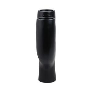 HUNTERWICK BLACK CANDLE HOLDER 18 (IN) 4