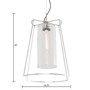 Cere 14.25'' Wide 1-Light Pendant - Polished Nickel 2