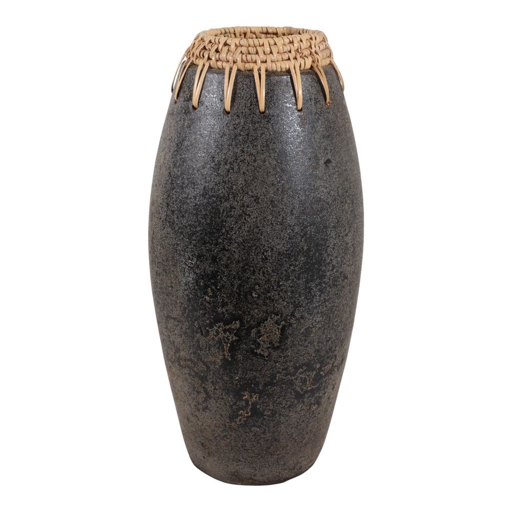 BYRONHOLM BLACK VASE 16 (IN)