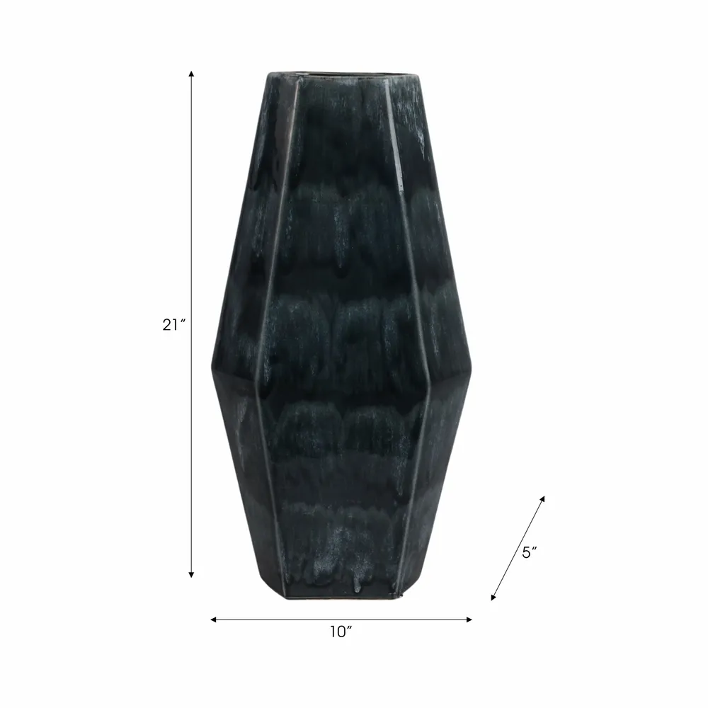 EASTONBURN GREEN VASE 21 (IN)