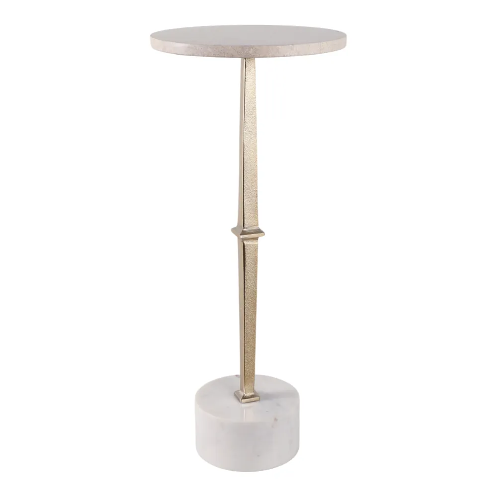 DREWBEACH GOLD TABLE 24 (IN)