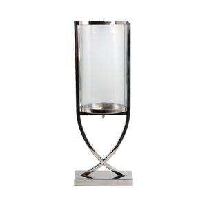 OLIVERHAVEN SILVER CANDLE HOLDER 23 (IN) 1