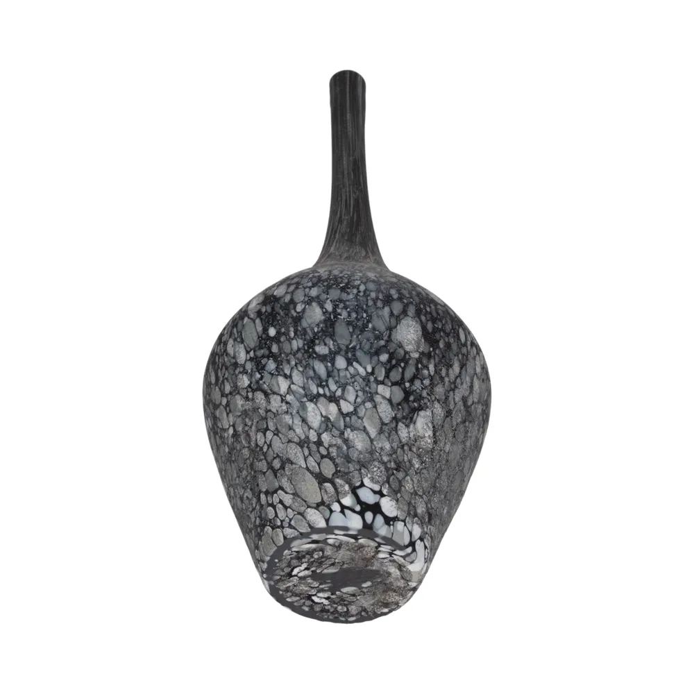 DOUGALROSE GRAY GLASS VASE 21 (IN)