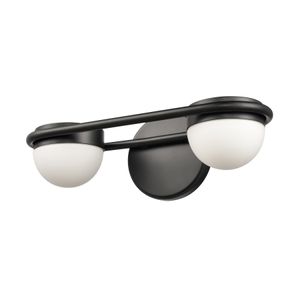 Nelly 14'' Wide 2-Light Vanity Light - Matte Black 3