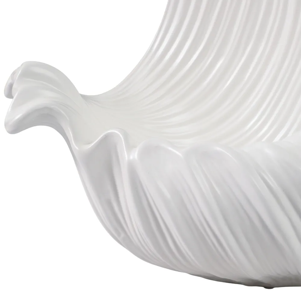 GRAHAMSTONE WHITE BOWL 13 (IN)