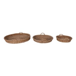 ASHCREST SET OF 3 TAN TRAY 7 (IN) 3