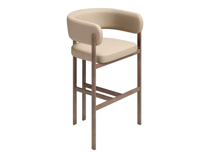 Ruge Barstool Beige 7