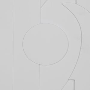 BRONSONSHAW SET OF 3 WHITE ART 24 (IN) 9