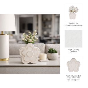 LUCASCREST IVORY VASE 7 (IN) 11