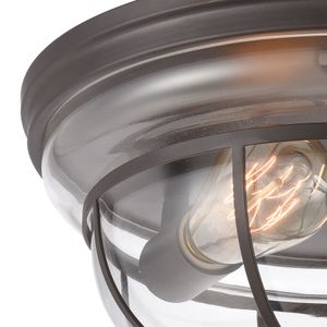Manhattan Boutique 13'' Wide 2-Light Flush Mount - Oil Rubbed Bronze 3