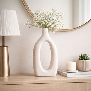 GRAYSONHAM WHITE VASE 14 (IN) 12