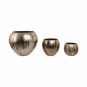 CHATHAMVIEW SET OF 3 SILVER PLANTER 22 (IN) 4