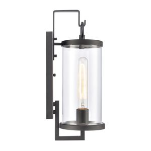 Hopkins 15.75'' High 1-Light Outdoor Sconce - Charcoal Black 4
