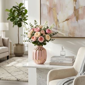 CALVINHAM PINK VASE 8 (IN) 2