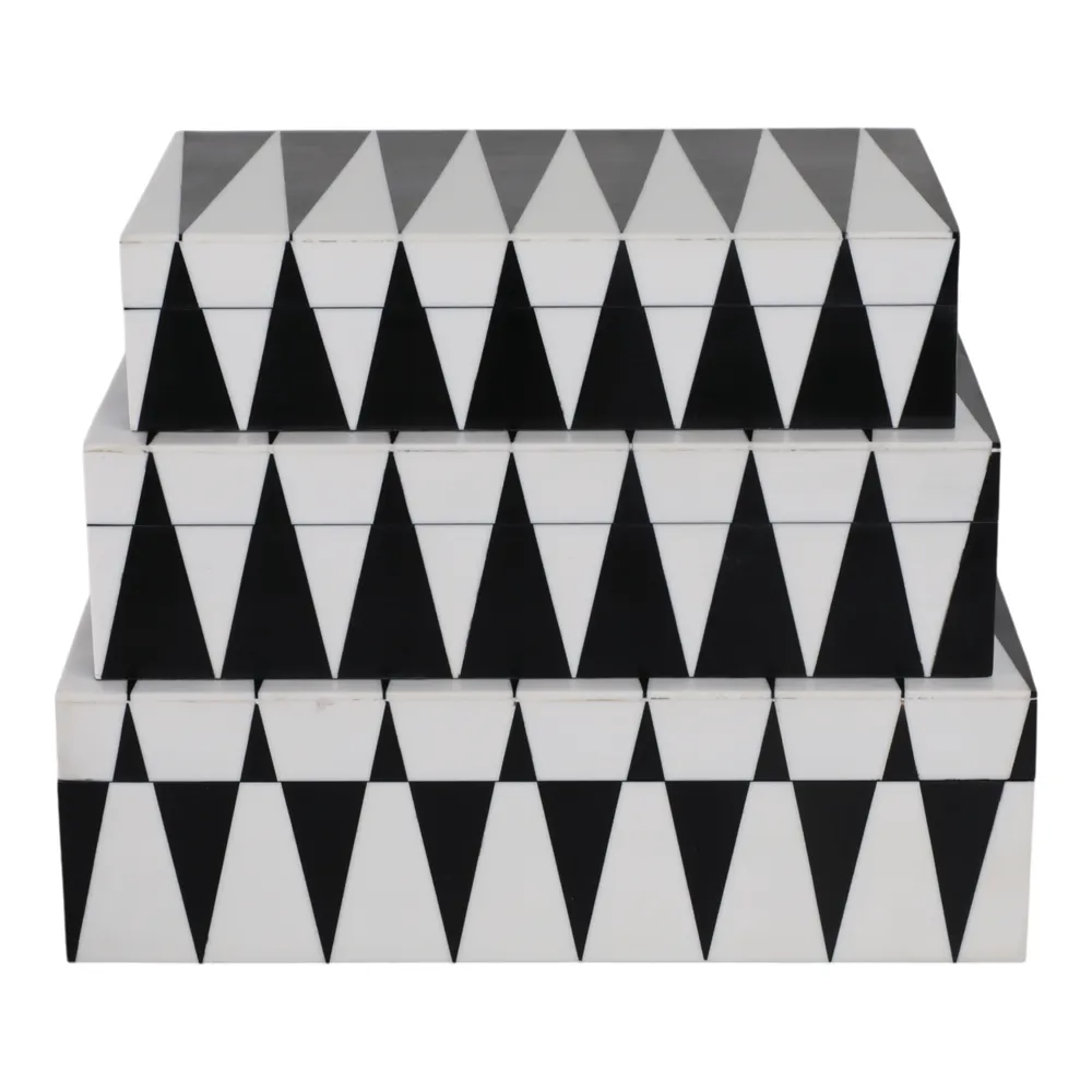 WALT SET OF 3 BLACK BOXES 4 (IN)